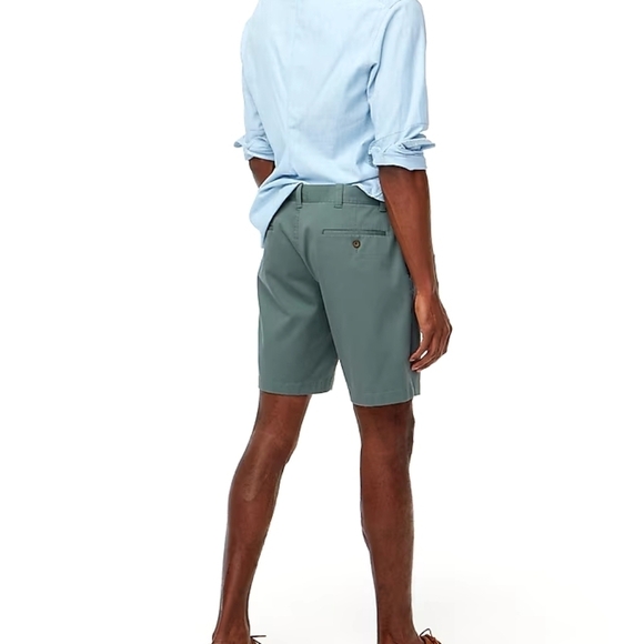 J.CREW Factory 9in Flex Gramercy Chino Burgundy Shorts - Picture 9 of 11
